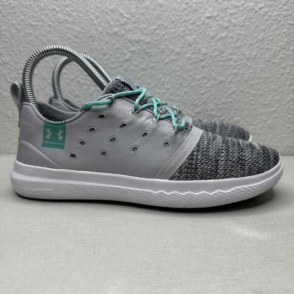 Under Armour Shoes - Under Armour Womens Charged 24 7 1288348-941 Gray Running Shoes Sneakers Sz 6
